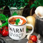 Roasted tomato basil soup